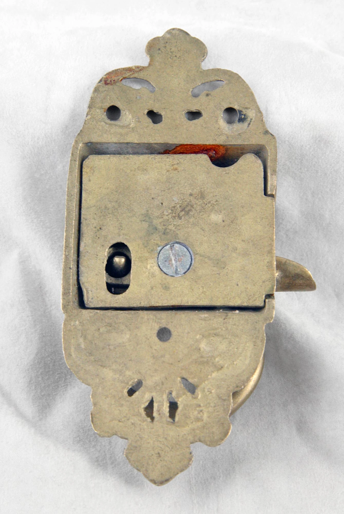 Floral Brass Ice Box Lock 9 Floral Brass Ice Box Lock - Image 7
