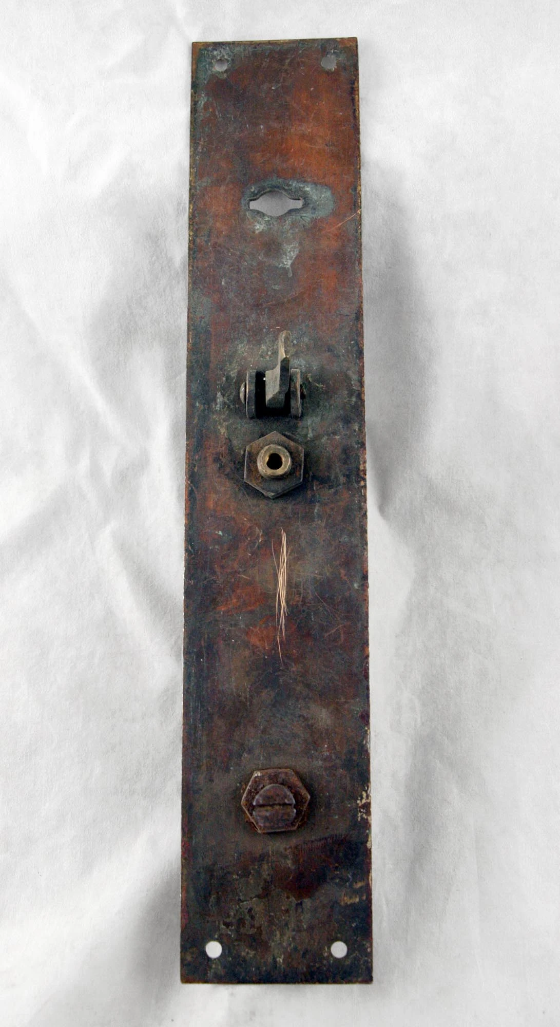 Antique 12.75 In. Bronze Commercial Door Pull 6 Antique 12.75 In. Bronze Commercial Door Pull - Image 4