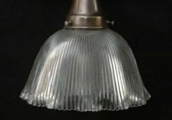 Custom Antique Holophane 7.625 In. Glass Kitchen Pendant Light 9 Custom Antique Holophane 7.625 In. Glass Kitchen Pendant Light -OGT Sale Store k197098 04