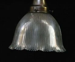 Custom Antique Holophane 6.25 In. Clear Glass Kitchen Pendant Light 10 Custom Antique Holophane 6.25 In. Clear Glass Kitchen Pendant Light -OGT Sale Store k197101 04