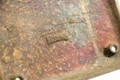 Vintage Plain 16 In. Russwin Door Push Plate With Lock Insert 9 Vintage Plain 16 In. Russwin Door Push Plate With Lock Insert -OGT Sale Store k197401 04