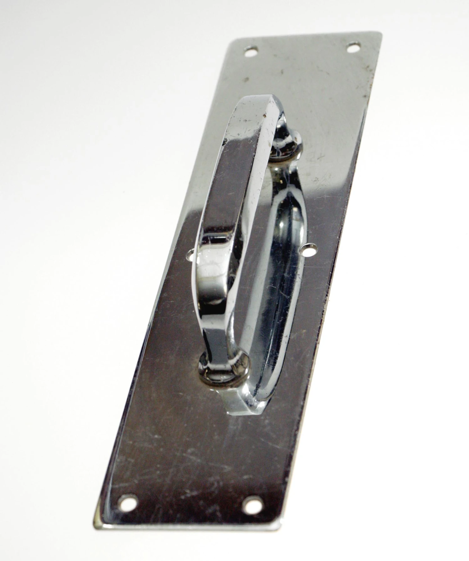 Modern 12 In. Chrome Plated Commercial Door Pull 6 Modern 12 In. Chrome Plated Commercial Door Pull - Image 4