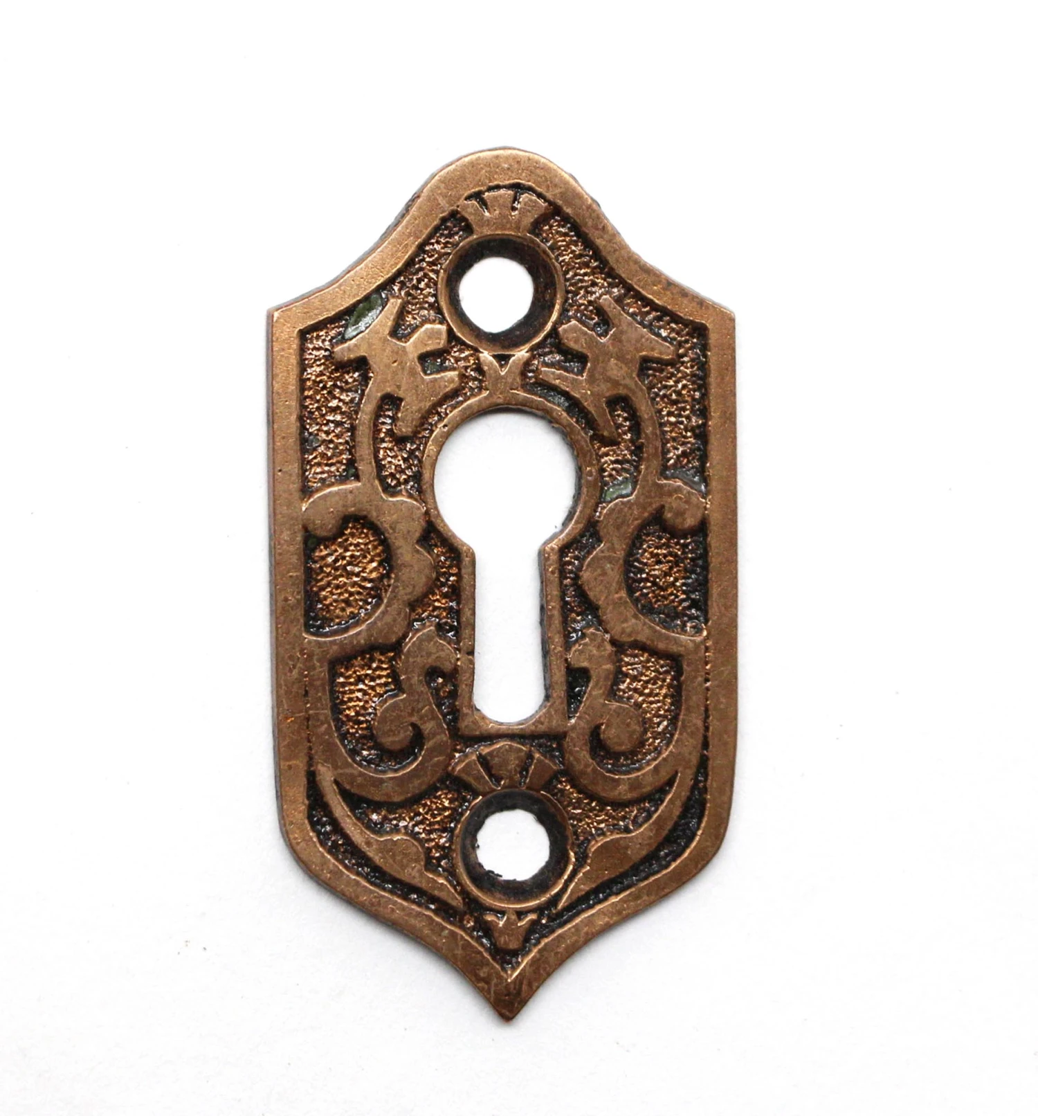 Antique 2 In. Aesthetic Bronze Keyhole Cover Door Plate 3 Antique 2 In. Aesthetic Bronze Keyhole Cover Door Plate