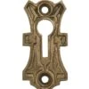 Antique 2 In. Victorian Bronze Door Keyhole Cover Plate 2 Antique 2 In. Victorian Bronze Door Keyhole Cover Plate -OGT Sale Store keyhole covers antique 2 in victorian bronze door keyhole cover plate l214087