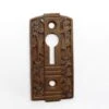 Antique 2.25 In. Aesthetic Bronze Door Keyhole Cover Plate