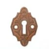 Antique 2.25 In. Bronze Aesthetic Door Keyhole Cover Plate -OGT Sale Store keyhole covers antique 225 in bronze aesthetic door keyhole cover plate n260189