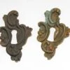 Antique Art Nouveau Pair Of Bronze Floral Keyhole Covers -OGT Sale Store keyhole covers antique art nouveau pair of bronze floral keyhole covers l198793