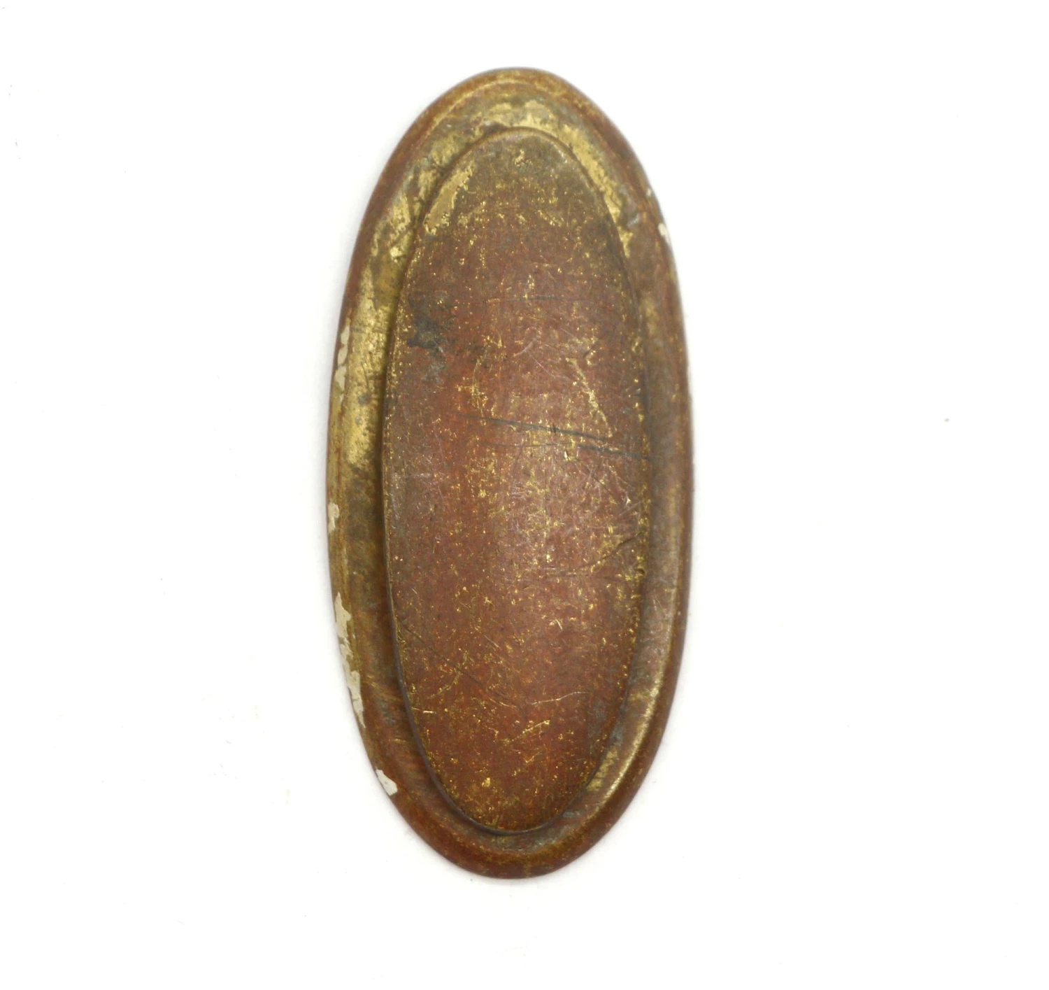 Antique Oval Brass 2 In. Draft Keyhole Cover 3 Antique Oval Brass 2 In. Draft Keyhole Cover