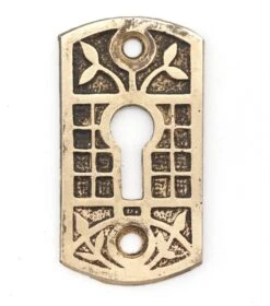 Antique Polished Bronze Aesthetic Keyhole Cover