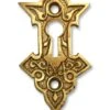 Antique Victorian Brass Key Hole Cover 2 Antique Victorian Brass Key Hole Cover -OGT Sale Store keyhole covers antique victorian brass key hole cover l213761