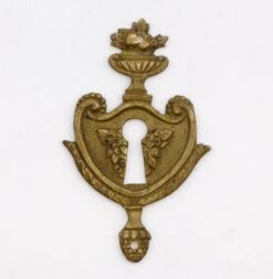 Antique Victorian Urn Keyhole Cover Plate