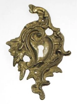 Art Nouveau Bronze Keyhole Cover