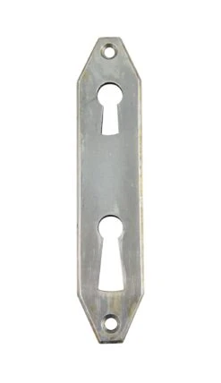 Brass Nickel Plated Double Keyhole Cover