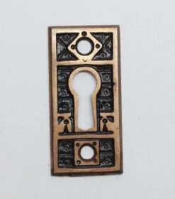 Brass Plated Cast Iron Keyhole Cover
