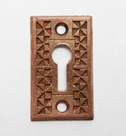 Bronze Antique Aesthetic Keyhole Plate