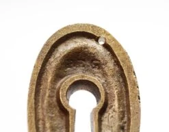 Oval Braided Beaded Polished Solid Brass Door Keyhole Cover -OGT Sale Store keyhole covers for sale n253839