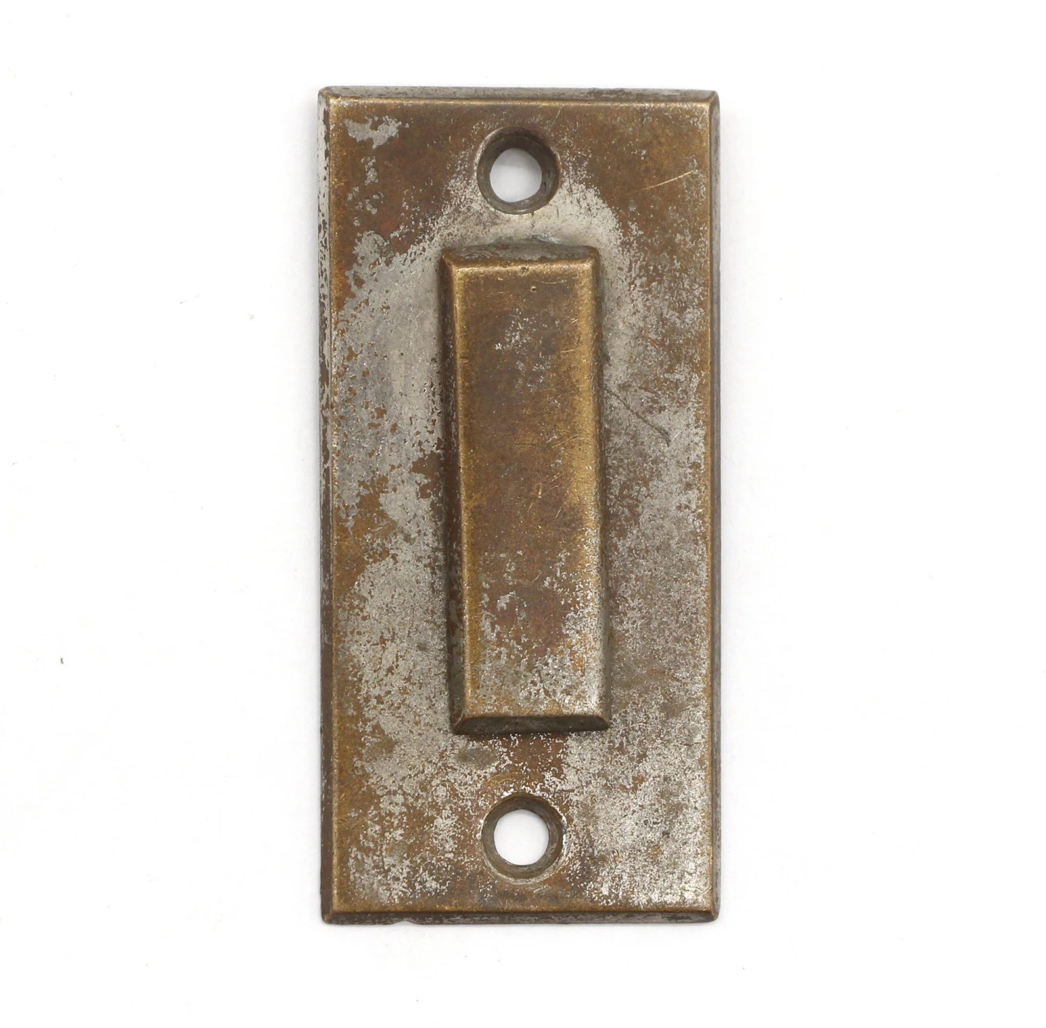 Antique Brass 2.625 In. Rectangle Draft Keyhole Cover 5 Antique Brass 2.625 In. Rectangle Draft Keyhole Cover - Image 3