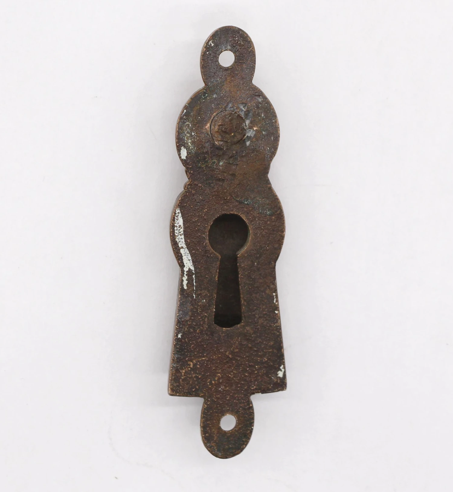 Antique Brass 3 In. Traditional Keyhole Cover 5 Antique Brass 3 In. Traditional Keyhole Cover - Image 3
