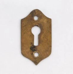 Antique 2 In. Bronze Victorian Keyhole Cover -OGT Sale Store keyhole covers for sale q276233