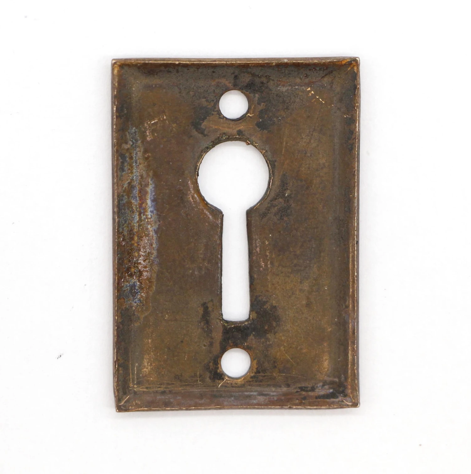 Vintage Beveled Brass Door Keyhole Cover 5 Vintage Beveled Brass Door Keyhole Cover - Image 3