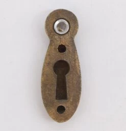 Traditional 2 In. Brass Keyhole Cover With Draft Plate 7 Traditional 2 In. Brass Keyhole Cover With Draft Plate -OGT Sale Store keyhole covers for sale q286904