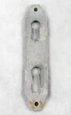 Brass Nickel Plated Double Keyhole Cover 5 Brass Nickel Plated Double Keyhole Cover -OGT Sale Store keyhole covers k195345