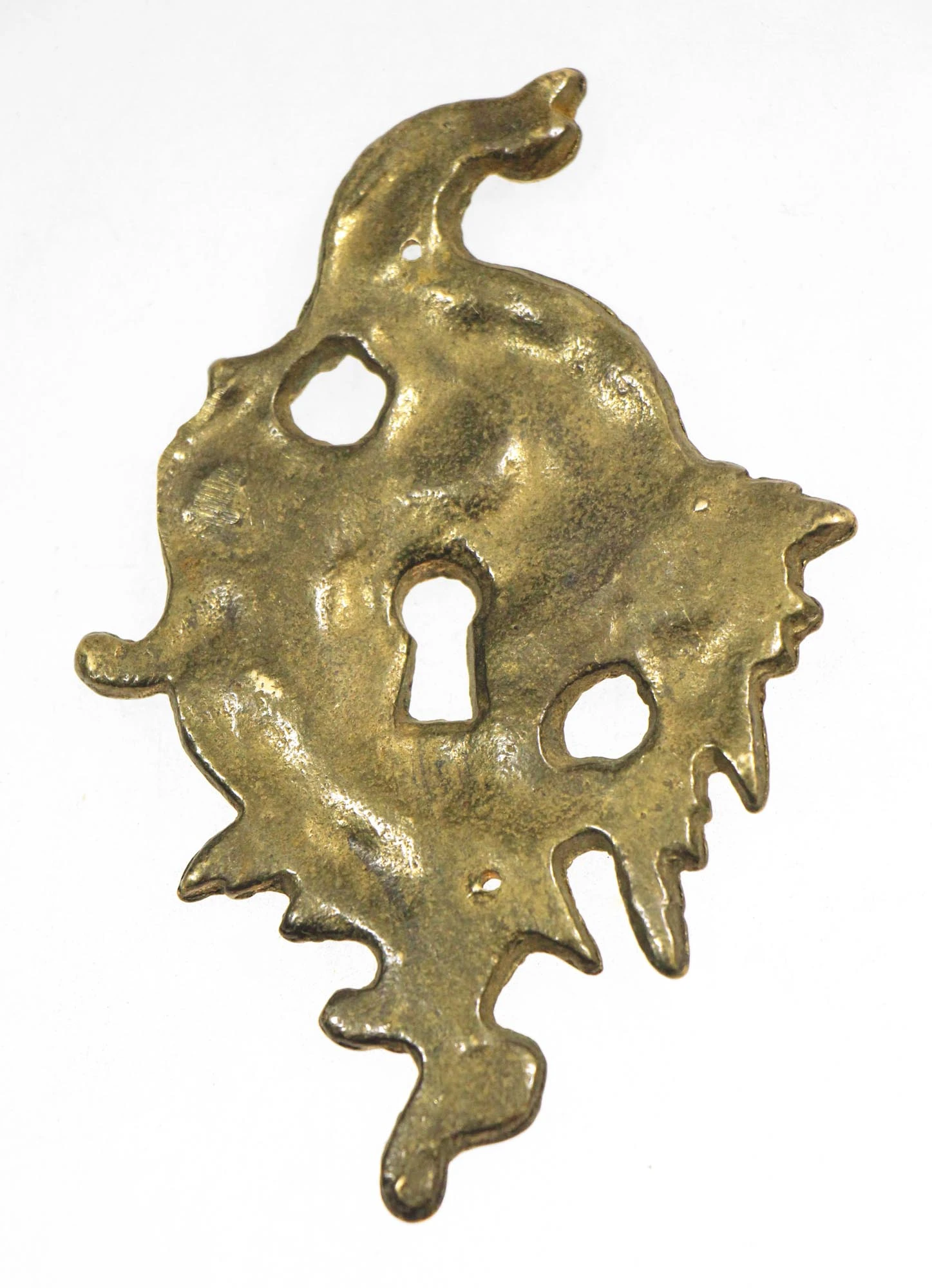 Art Nouveau Bronze Keyhole Cover 4 Art Nouveau Bronze Keyhole Cover - Image 2