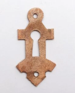 Antique 2.375 In. Bronze Eastlake Door Keyhole Cover Plate -OGT Sale Store keyhole covers l199031