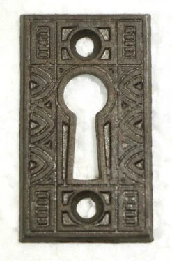 Pair Of Vintage Aesthetic Cast Iron Key Covers 6 Pair Of Vintage Aesthetic Cast Iron Key Covers -OGT Sale Store keyhole covers l213755