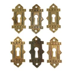 Ornate Bronze Eastlake Keyhole Cover -OGT Sale Store keyhole covers l214054
