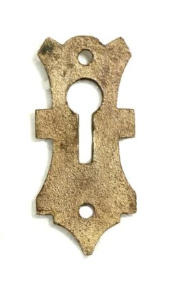 Antique 2 In. Victorian Bronze Door Keyhole Cover Plate 5 Antique 2 In. Victorian Bronze Door Keyhole Cover Plate -OGT Sale Store keyhole covers l214087