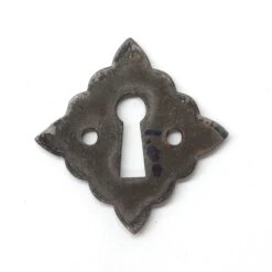 Vintage 2 In. Cast Iron Arts & Crafts Door Keyhole Cover Plate 5 Vintage 2 In. Cast Iron Arts & Crafts Door Keyhole Cover Plate -OGT Sale Store keyhole covers n232017