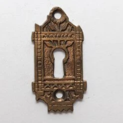 Highly Aesthetic Cast Bronze Keyhole Plate 6 Highly Aesthetic Cast Bronze Keyhole Plate -OGT Sale Store keyhole covers n232038