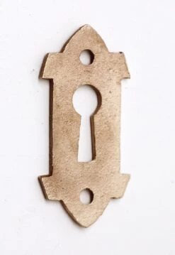 Antique 2.25 In. Aesthetic Polished Bronze Door Keyhole Cover Plate 5 Antique 2.25 In. Aesthetic Polished Bronze Door Keyhole Cover Plate -OGT Sale Store keyhole covers n247295