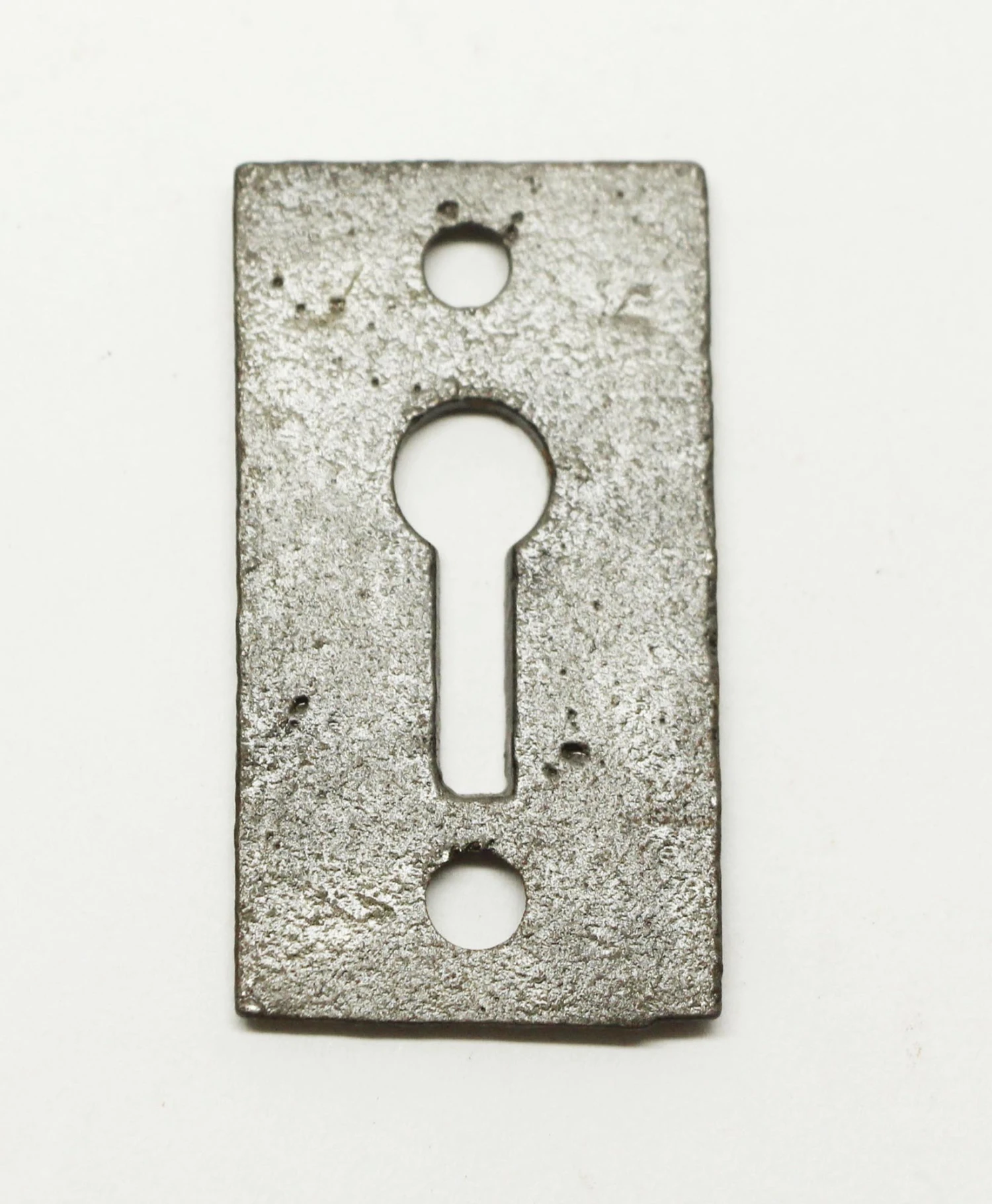 Antique Victorian Keyhole Escutcheon Plate 4 Antique Victorian Keyhole Escutcheon Plate - Image 2