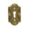 Old New Yale & Towne Brass Arched Rectangle Door Keyhole Cover 2 Old New Yale & Towne Brass Arched Rectangle Door Keyhole Cover -OGT Sale Store keyhole covers old new yale towne brass arched rectangle door keyhole cover m228263
