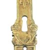 Ornate 5.5 In. Brass Keyhole Cover 2 Ornate 5.5 In. Brass Keyhole Cover -OGT Sale Store keyhole covers ornate 55 in brass keyhole cover k195466