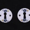 Pair Of J.M. Limoges Porcelain Floral Keyhole Covers 2 Pair Of J.M. Limoges Porcelain Floral Keyhole Covers -OGT Sale Store keyhole covers pair of jm limoges porcelain floral keyhole covers q276158