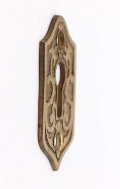 Antique 2 In. Bronze Victorian Keyhole Cover -OGT Sale Store keyhole covers q276233