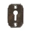 Repro Black Cast Iron Rounded Corner Door Keyhole Cover 1 Repro Black Cast Iron Rounded Corner Door Keyhole Cover -OGT Sale Store keyhole covers repro black cast iron rounded corner door keyhole cover m229396