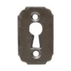 Repro Black Cast Iron Rounded Door Keyhole Cover 2 Repro Black Cast Iron Rounded Door Keyhole Cover -OGT Sale Store keyhole covers repro black cast iron rounded door keyhole cover m229397
