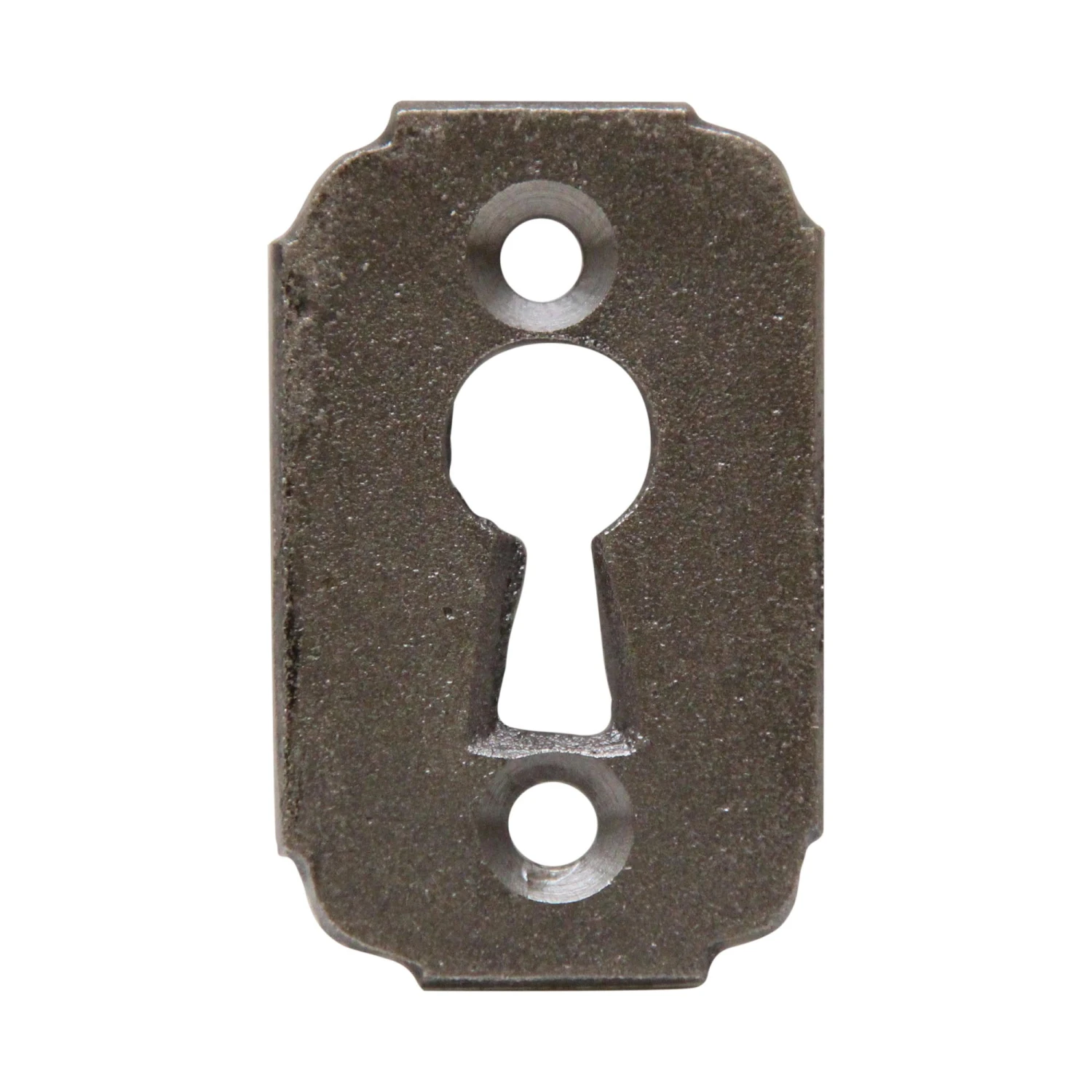 Repro Black Cast Iron Rounded Door Keyhole Cover 3 Repro Black Cast Iron Rounded Door Keyhole Cover