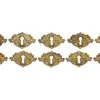 Set Of 10 Ornate Pressed Brass Keyhole Covers -OGT Sale Store keyhole covers set of 10 ornate pressed brass keyhole covers q284435