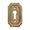 Solid Brass Textured Arched Edged Door Key Hole Cover -OGT Sale Store keyhole covers solid brass textured arched edged door key hole cover n253835