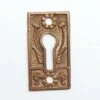 Victorian Brass Floral Keyhole Cover -OGT Sale Store keyhole covers victorian brass floral keyhole cover p261927