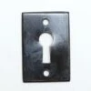 Vintage 1.75 In. Black Brass Door Keyhole Cover Plate 1 Vintage 1.75 In. Black Brass Door Keyhole Cover Plate -OGT Sale Store keyhole covers vintage 175 in black brass door keyhole cover plate p261929