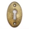 Vintage 2 In. Brass Oval Keyhole Cover Plate 2 Vintage 2 In. Brass Oval Keyhole Cover Plate -OGT Sale Store keyhole covers vintage 2 in brass oval keyhole cover plate q286892