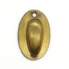 Vintage Plain Brass Oval 2.25 In. Keyhole With Draft Cover 1 Vintage Plain Brass Oval 2.25 In. Keyhole With Draft Cover -OGT Sale Store keyhole covers vintage plain brass oval 225 in keyhole with draft cover k193081