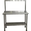 Commercial Stainless Steel Kitchen Table With Hanging Rack 2 Commercial Stainless Steel Kitchen Table With Hanging Rack -OGT Sale Store kitchen commercial stainless steel kitchen table with hanging rack n232262