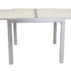 Aluminum Fold Up Glass Top Table